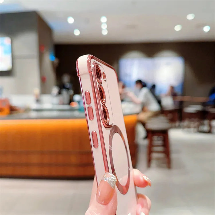 seraCase Luxury Magnetic Wireless Charging Samsung Case for