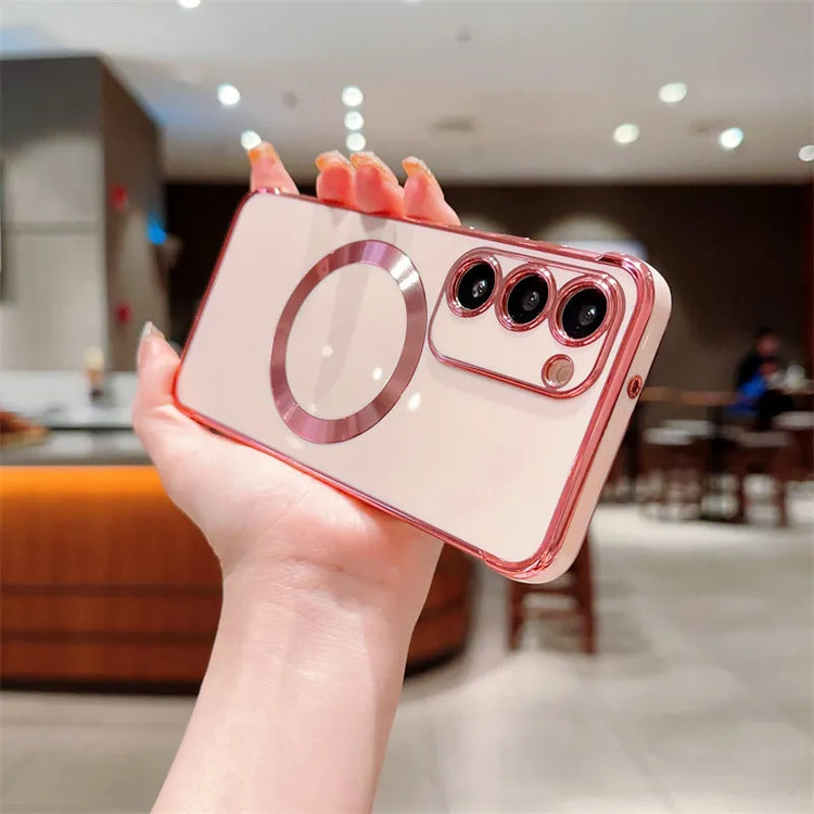 seraCase Luxury Magnetic Wireless Charging Samsung Case for