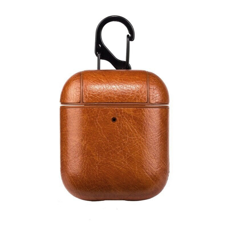 seraCase High End Protective Leather Case for AirPods With Hook for AirPods 1 2 03