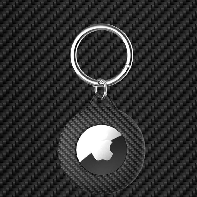 seraCase Carbon Apple AirTag Keychain Case for