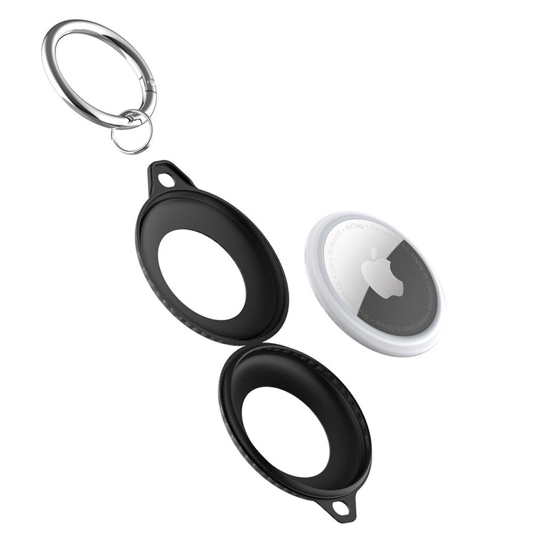 seraCase Carbon Apple AirTag Keychain Case for