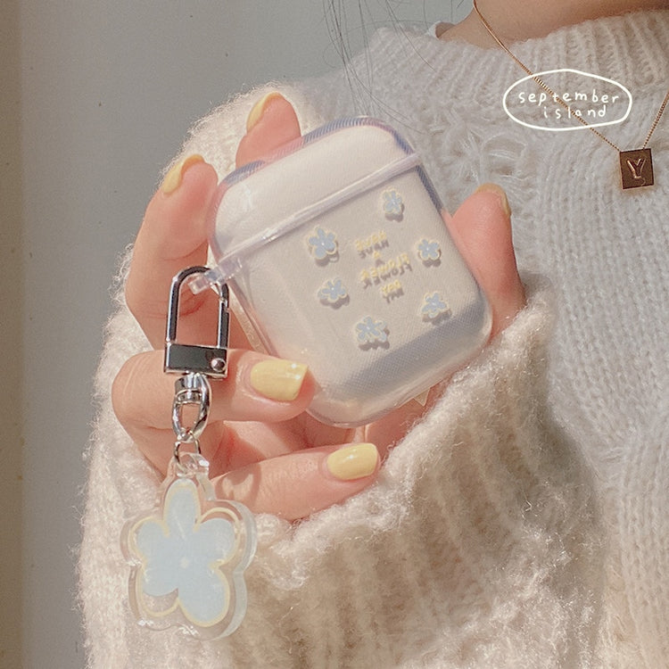 seraCase Cute Floral Clear AirPods Case for AirPods 1 or 2 / 1