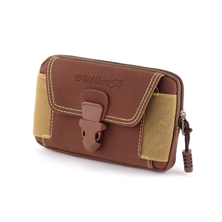 seraCase Waterproof Canvas Waist Mobile Case for 2 Layer Brown HB