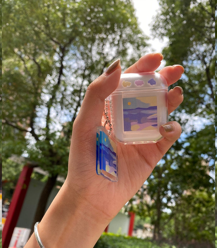 seraCase Cute Floral Clear AirPods Case for AirPods 1 or 2 / 13