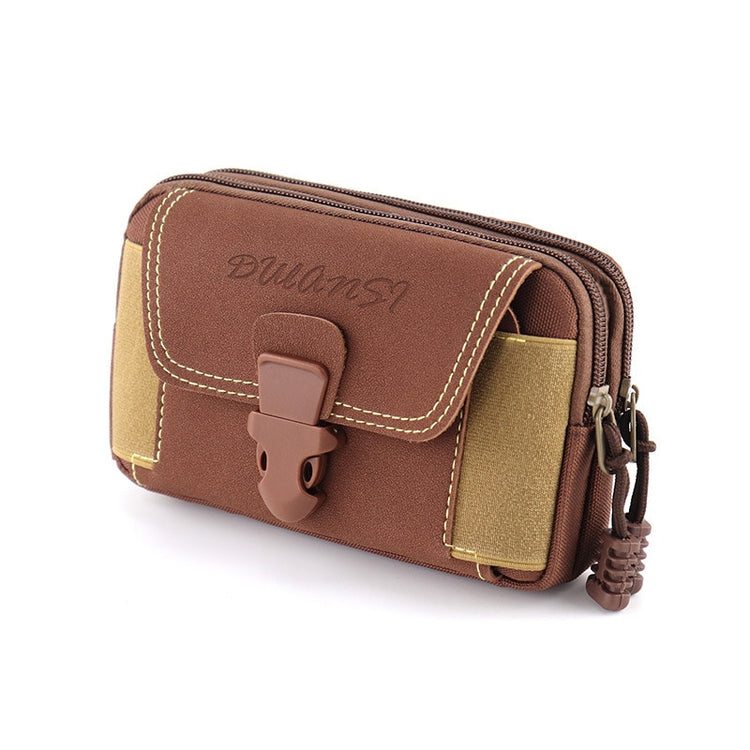 seraCase Waterproof Canvas Waist Mobile Case for 3 Layer Brown HB