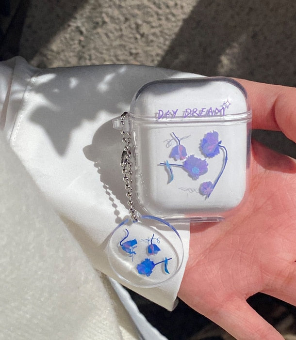 seraCase Cute Floral Clear AirPods Case for AirPods 1 or 2 / 4