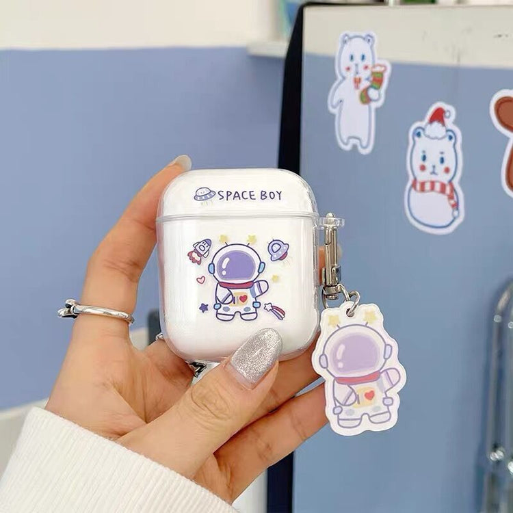 seraCase Cute Floral Clear AirPods Case for AirPods 1 or 2 / 15
