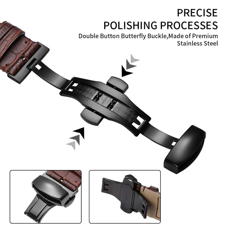 seraCase Luxury Italian Leather iWatch Strap for