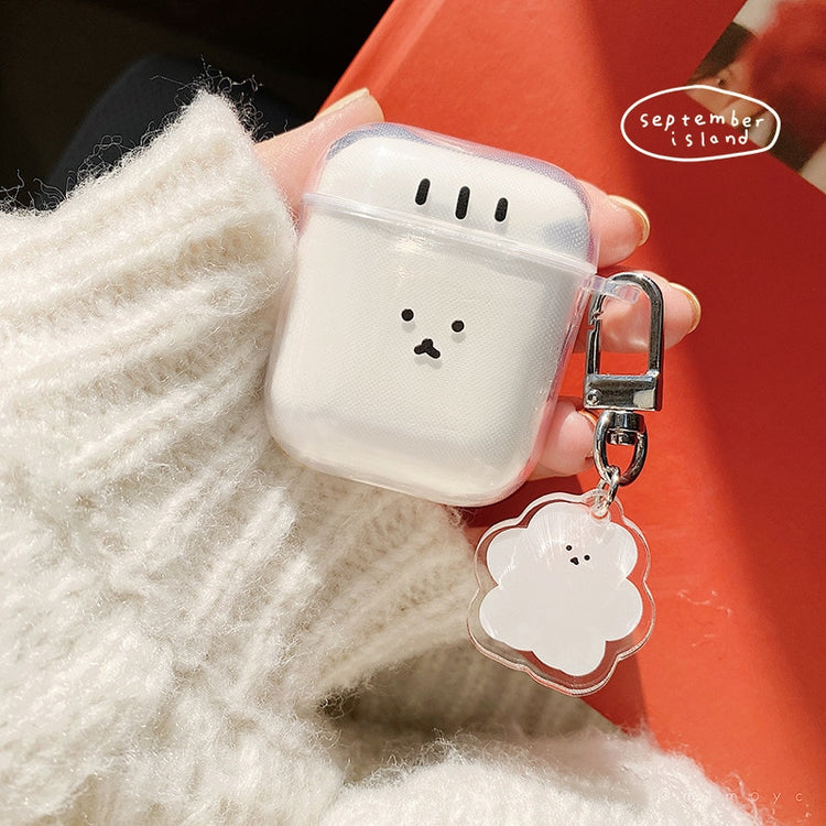 seraCase Cute Floral Clear AirPods Case for AirPods 1 or 2 / 21