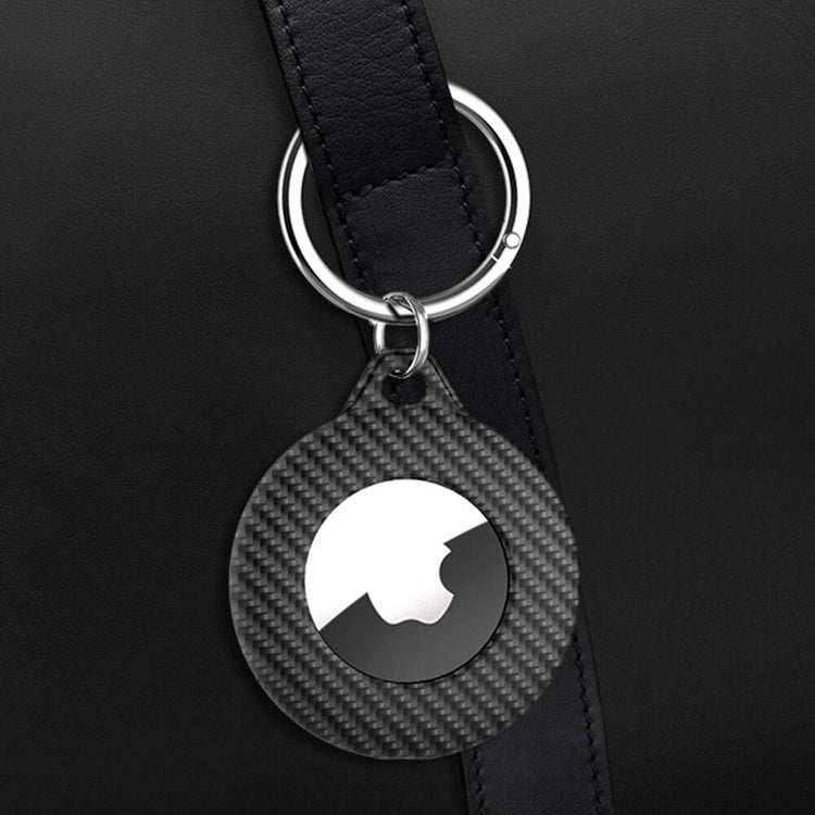 seraCase Carbon Apple AirTag Keychain Case for