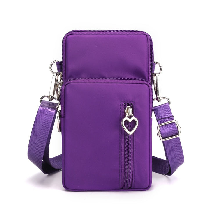 seraCase Shoulder Phone Pouch with Arm Band for Large Light Purple