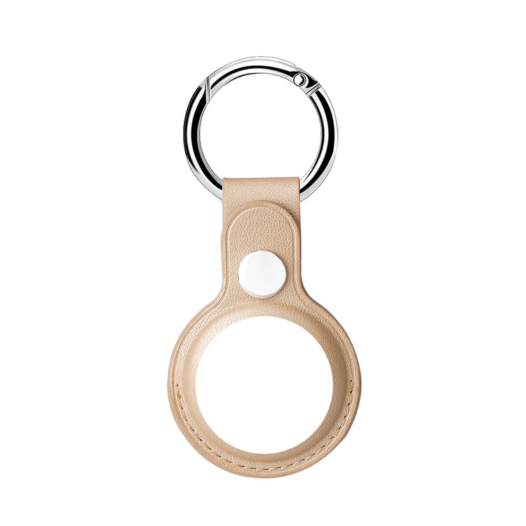 seraCase Leather Apple AirTag Key Holder for Gold
