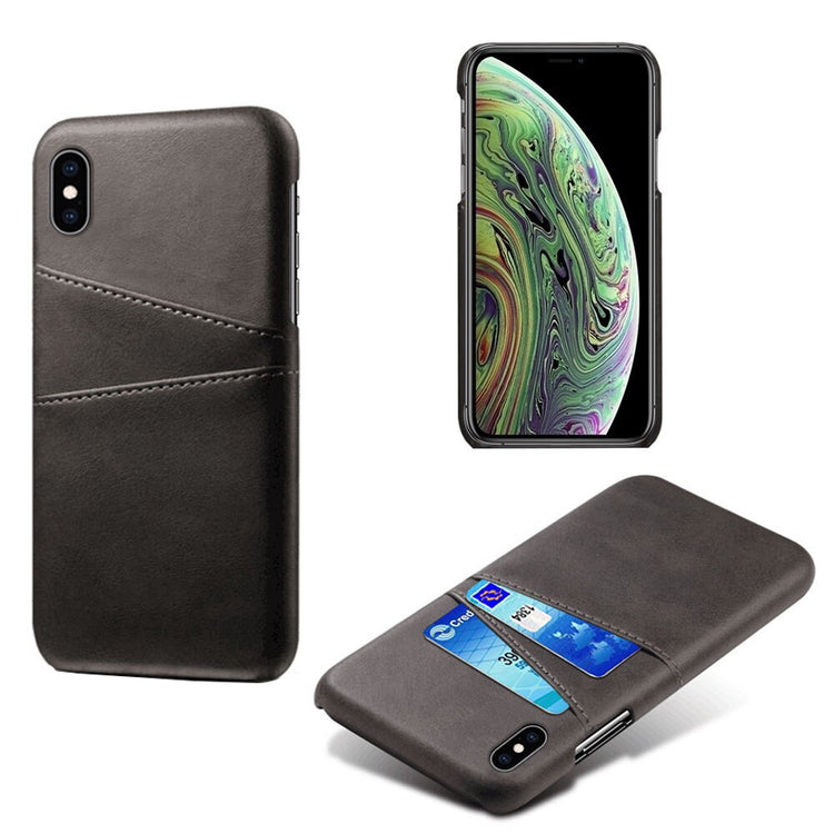 seraCase Leather Card Pocket iPhone Case for iPhone 13 Pro Max / Black