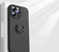 Smooth Silicone Ring Holder iPhone Case