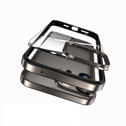Luxury 2 in 1 Light Metal Aluminum Frame iPhone Case