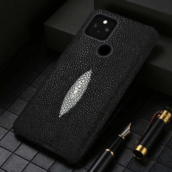 seraCase Genuine Pearl Gourami Leather Protective Case for Google Pixel for