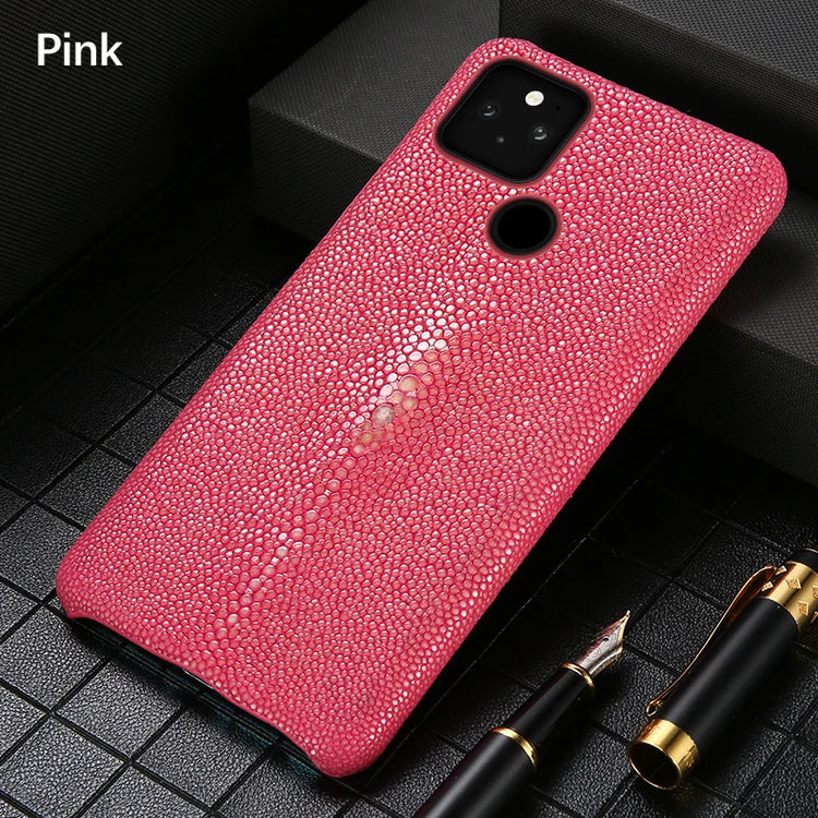 seraCase Genuine Pearl Gourami Leather Protective Case for Google Pixel for Pixel 6 / Pink