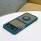 seraCase Shockproof Ring Foldable Samsung Case for Samsung Galaxy Z Flip 3 / Green