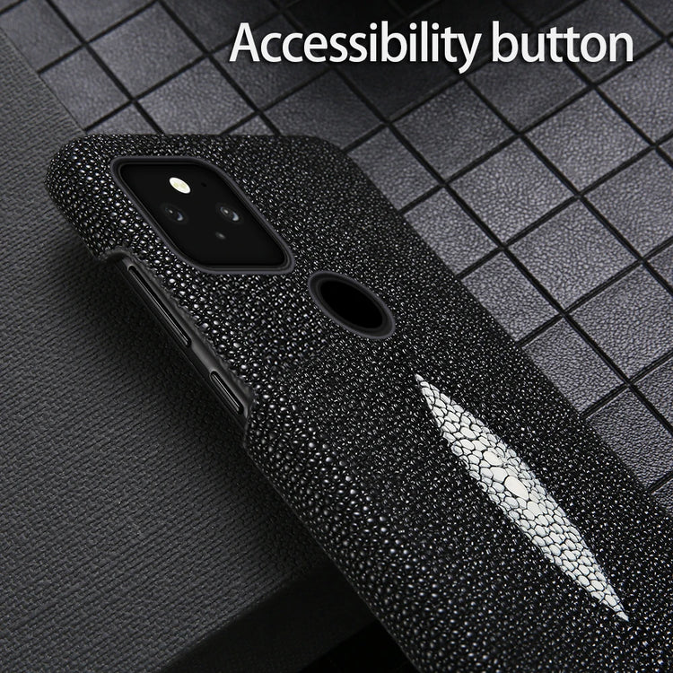 seraCase Genuine Pearl Gourami Leather Protective Case for Google Pixel for