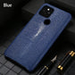 seraCase Genuine Pearl Gourami Leather Protective Case for Google Pixel for Pixel 6 / Blue