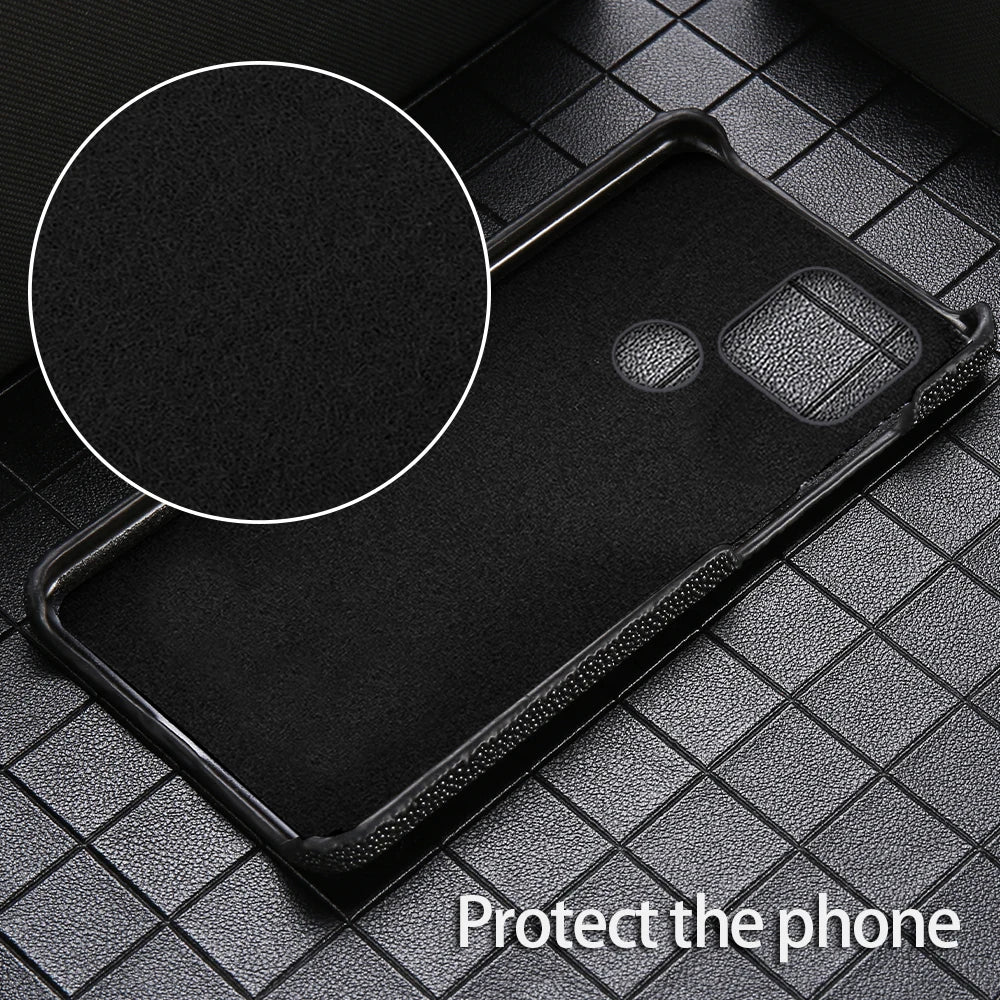seraCase Genuine Pearl Gourami Leather Protective Case for Google Pixel for