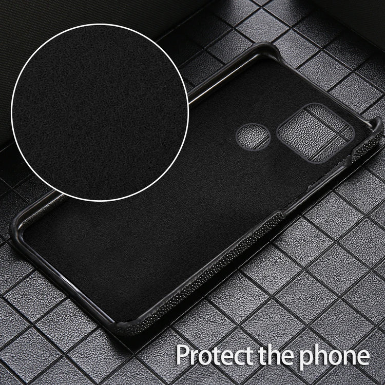 seraCase Genuine Pearl Gourami Leather Protective Case for Google Pixel for