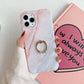 seraCase Trendy Marble Ring iPhone Case for