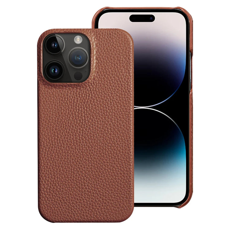 seraCase Genuine Leather Luxury iPhone Case for iPhone 13 Pro Max / Brown