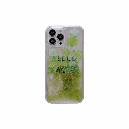 seraCase Clear Quicksand iPhone Case for iPhone 12 / Hello Summer