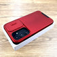 Shockproof Armor Case For Samsung with Camera Lens Slide Cover