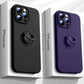 Smooth Silicone Ring Holder iPhone Case