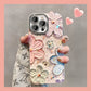 Luxury Glitter Flower Pattern iPhone Case