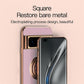 seraCase Luxury Metal Ring Silicon Pixel Case for
