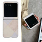 Luxury Leather Stich Flip Phone Case For MOTO Razr
