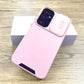 Shockproof Armor Case For Samsung with Camera Lens Slide Cover