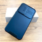 Shockproof Armor Case For Samsung with Camera Lens Slide Cover