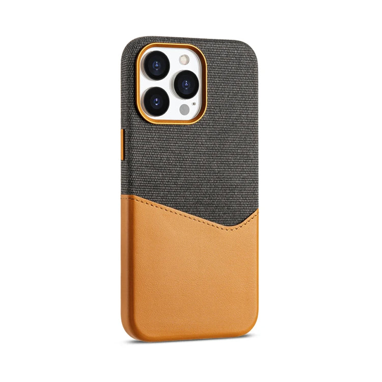 seraCase MagSafe Leather iPhone Case with Card Holder for iPhone 15 Pro Max / Brown