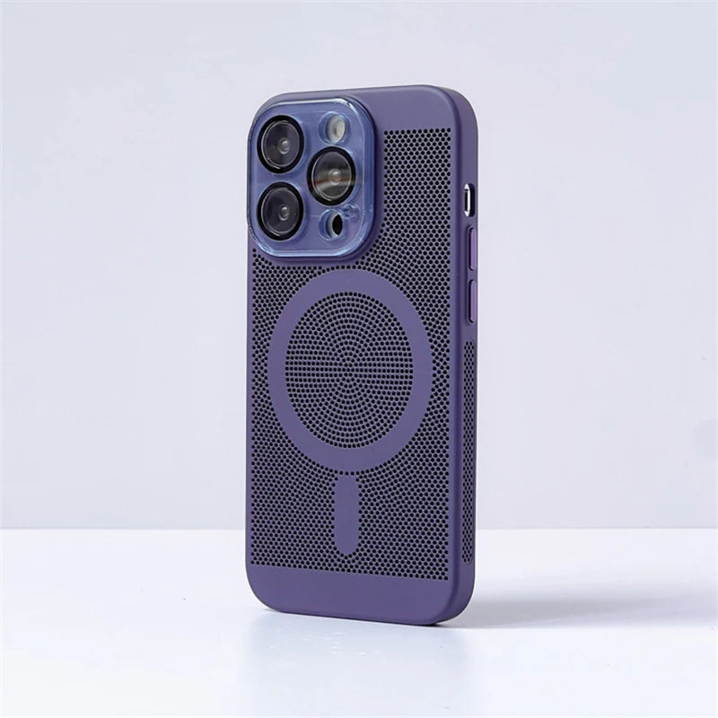 seraCase Mesh Design MagSafe iPhone Case for iPhone 14 Pro Max / Purple