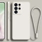 seraCase Official Silicone Lanyard Samsung Case for Samsung S20 / White