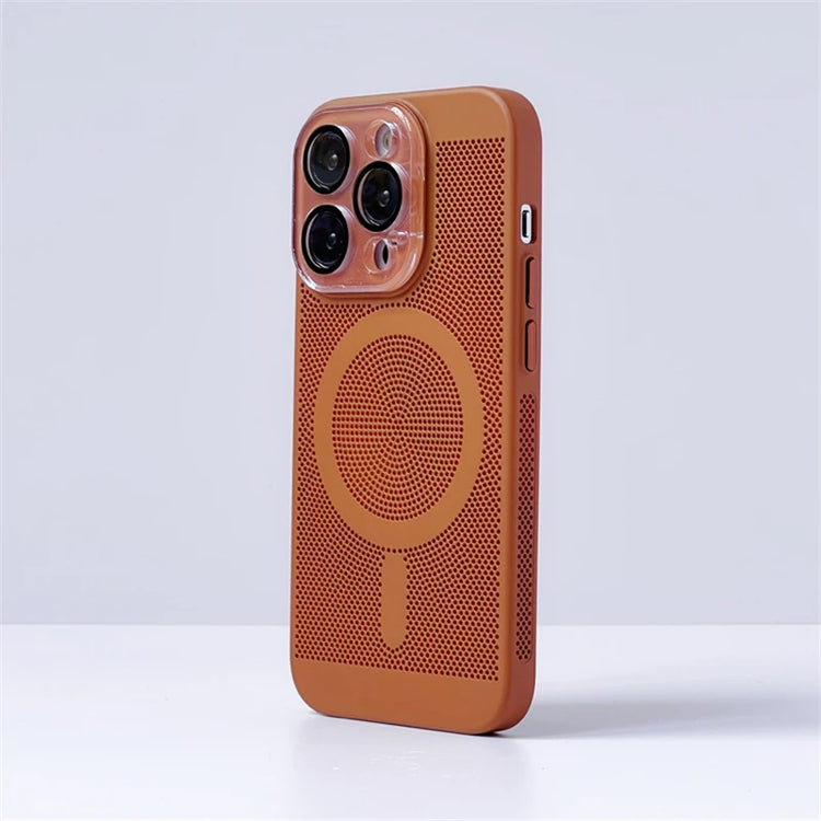 seraCase Mesh Design MagSafe iPhone Case for iPhone 14 Pro Max / Brown