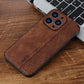 seraCase Retro Leather Elite iPhone Case for iPhone 15 Pro Max / Brown