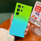 seraCase Gradient MagSafe Samsung Case for Samsung S22 / Fluorescent Green
