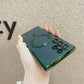 seraCase Transparent Plated MagSafe Samsung Case for Samsung S21 / Green
