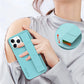 Colorful Wrist Strap Soft Leather iPhone Case