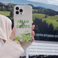 seraCase Clear Quicksand iPhone Case for