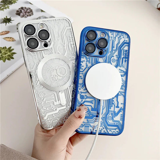 Stylish and Transparent Magsafe iPhone Case
