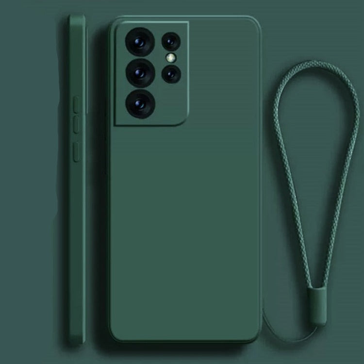 seraCase Official Silicone Lanyard Samsung Case for Samsung S23 / Dark Green