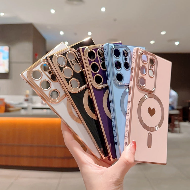 seraCase Luxury Magnetic Heart Samsung Case for