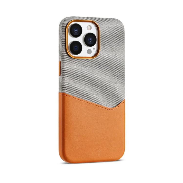 seraCase MagSafe Leather iPhone Case with Card Holder for iPhone 15 Pro Max / Orange