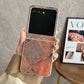 Luxury Leather Stich Flip Phone Case For MOTO Razr